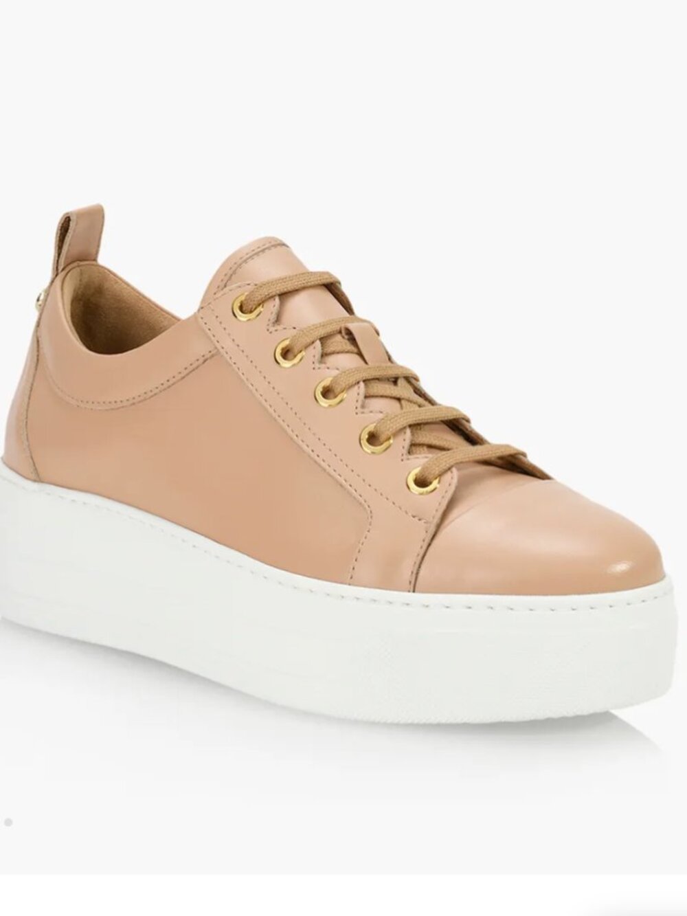 BROWNS COUTURE Meadow Beige All-Leather Leather Lining Chunky-soled Sneaker